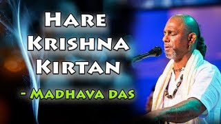 Hare Krishna Heart Touching Kirtan by Madhava Das at ISKCON Chowpatty [upl. by Anigriv]