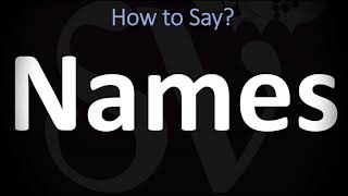 How to Pronounce Names CORRECTLY [upl. by Leibman432]