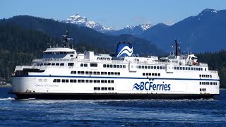 BC Ferries Horseshoe Bay to Langdale Queen of Coquitlam [upl. by Orlando]