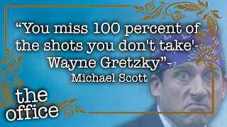 TOP 10 Michael Scott Quotes  The Office US [upl. by Lexerd957]