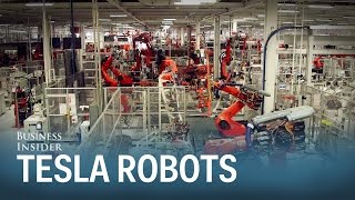 Meet Iceman and Wolverine — the 2 coolest robots in Teslas factory [upl. by Airot]