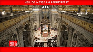 23 Mai 2021 Heilige Messe am Pfingstfest  Predigt Papst Franziskus [upl. by Kiyoshi730]