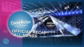 OFFICIAL RECAP All 41 songs of the 2019 Eurovision Song Contest [upl. by Anyah]