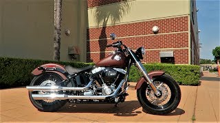 2017 HarleyDavidson Softail Slim FLS │Review and Test Ride [upl. by Latrina188]