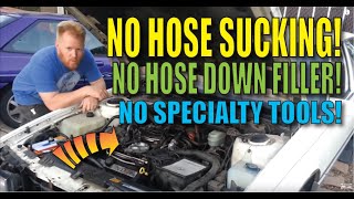 How to Siphon Gas out of a modern vehicle [upl. by Dorey593]