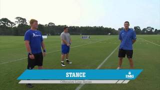 Offensive Line Drills  Offensive Line Series by IMG Academy Football 1 of 8 [upl. by Hanfurd]