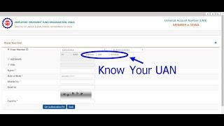 How to generate UAN no for old PF account ll Know your UAN number by using PF number online [upl. by Moise]