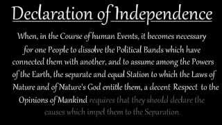 Memorize the Declaration of Independence Introduction [upl. by Fran760]