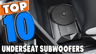 Top 10 Best Underseat Subwoofers Review in 2024 [upl. by Enorahs402]