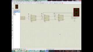 Tutorial Proteus 7 Contadores Asincronos [upl. by Pinelli]