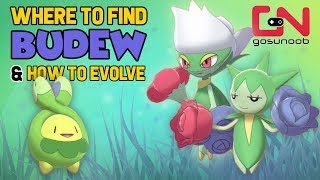 Where to find Budew Roselia amp How to Evolve Into Roserade  Pokemon Sword and Shield Evolution [upl. by Nnylirak]