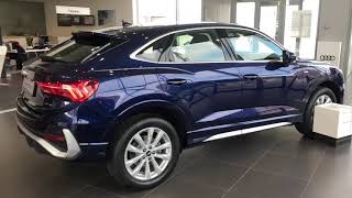 Audi Q3 Sportback Navarra Blue [upl. by Yvor]