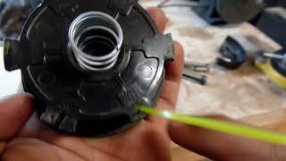 How to restring trimmer line PRO TIP [upl. by Polito]