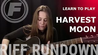 Learn to play Harvest Moon  Neil Young [upl. by Buckler]