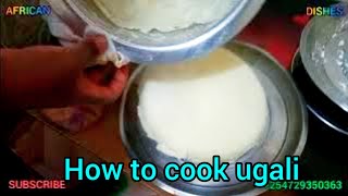 JINSI YA KUPIKA UGALI How to cook ugali 😋😋😋 [upl. by Nedmac]