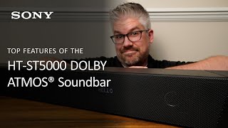 Sony HTST5000 Dolby Atmos® Soundbar  Product Overview [upl. by Nnylyt]