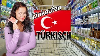 Türkisch lernen für Anfänger A1  EinkaufenLebensmittel  DeutschTürkisch wichtige Wörter [upl. by Eeliak]