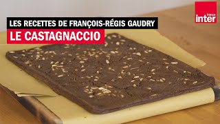 Le castagnaccio  Les recettes de FrançoisRégis Gaudry avec Alessandra Pierini [upl. by Case]