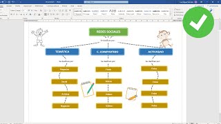 Como crear un mapa conceptual en WORD [upl. by Ylyl]