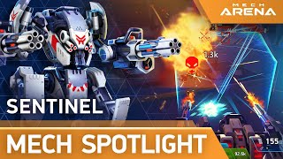 Mech Arena  Mech Spotlight  Sentinel [upl. by Ahseiym602]