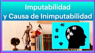 Imputabilidad y las Causas de Inimputabilidad Acción Libre en su Causa [upl. by Imled]