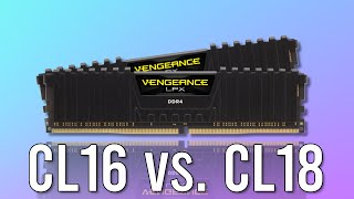 DDR4 3600 CL16 vs CL18 Does it matter for Gaming [upl. by Htebesile888]