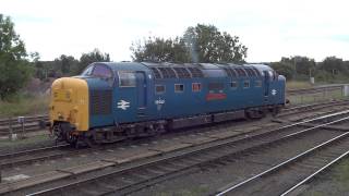 Deltic 55002 engine start up [upl. by Goodman416]