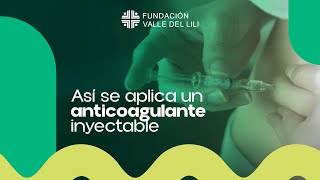 Aplicación del anticoagulante inyectable [upl. by Justino]