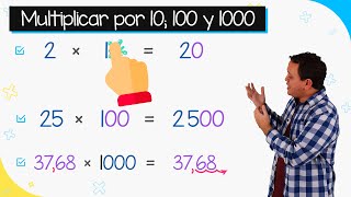 Multiplicar por 10 100 y 1000 [upl. by Oibaf708]