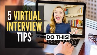 5 Clever Virtual Interview Tips According to Psychology  Ace that Zoom [upl. by Eniawtna]