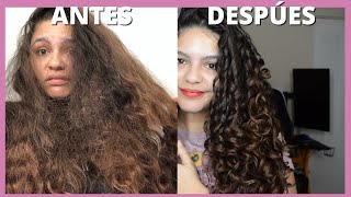 MASCARILLA HIDRATANTE PARA CABELLO CON FRIZZ [upl. by Hanleigh]