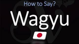 How to Pronounce Wagyu Beef 和牛  Japanese Food Pronunciation [upl. by Hollis863]