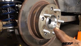 BMW 5x1143 Hub Conversion  Rotor Redrill How To [upl. by Mariand]