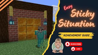 Minecraft Sticky Situation Achievement Guide [upl. by Verena354]