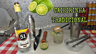 COMO FAZER CAIPIRINHA DE CACHAÇA TRADICIONAL l [upl. by Latea]