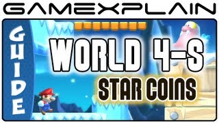 New Super Mario Bros U  Frosted GlacierFliprus Lake Star Coins Guide [upl. by Safir483]