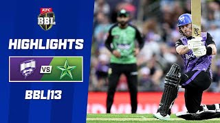 Hobart Hurricanes v Melbourne Stars  BBL13 [upl. by Lathrope]