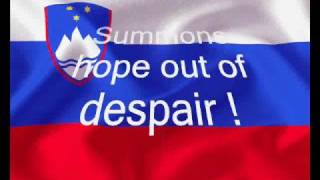 Slovenian Anthem with english lyrics [upl. by Emalee]