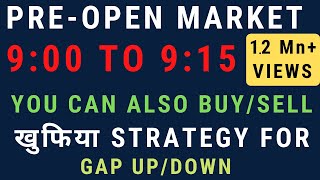 What is Pre Opening Session in Stock Market  How to trade in Pre Open Market [upl. by Hildagarde]