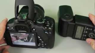 How to Use Canon Off Camera Wireless TTL Flash System [upl. by Rehpinej]