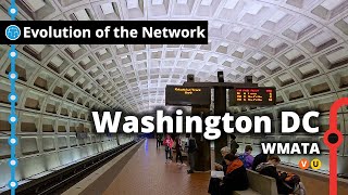 Washington DCs Metro Network Evolution [upl. by Goodden]