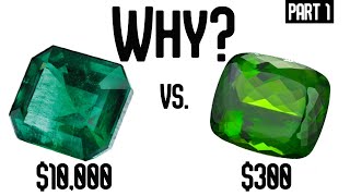 Gemstone Value Explained Part 1Physical characteristics What makes gems valuable how to tell2019 [upl. by Sibley]