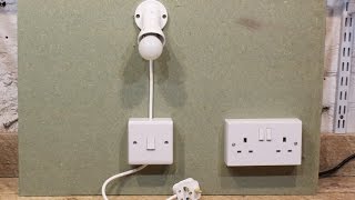 Simple Plug in Light and Switch [upl. by Miarfe]