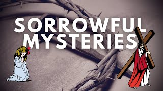 🕊 Sorrowful Mysteries  Tuesdays amp Fridays  Rosary with Scripture [upl. by Aldercy]