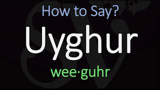 How to Pronounce Uyghur CORRECTLY Meaning amp Pronunciation [upl. by Nauqaj]