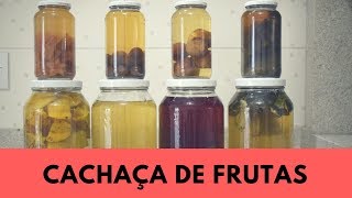 Como fazer cachaça com frutas parte 1  RECEITA [upl. by Gerk60]