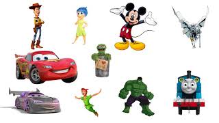 ABC Song for Kids  Alphabet Song Disney Cars Superheroes amp More  Nursery Rhymes [upl. by Savvas]