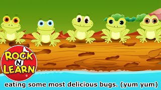 Five Little Speckled Frogs  With Lyrics [upl. by Castara]