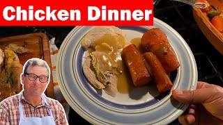 How To Make Chicken Dinner In A Römertopf  Clay Pot Chicken Dinner [upl. by Notrem]