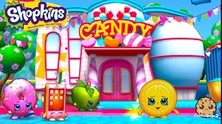 Play Welcome To Shopville Shopkins App Game Candy Bag Collecting  Cookieswirlc Video [upl. by Adnana]